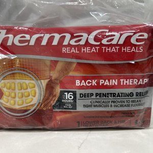 ThermaCare L/XL 5 Heat Wraps Back Pain Therapy NEW Sealed